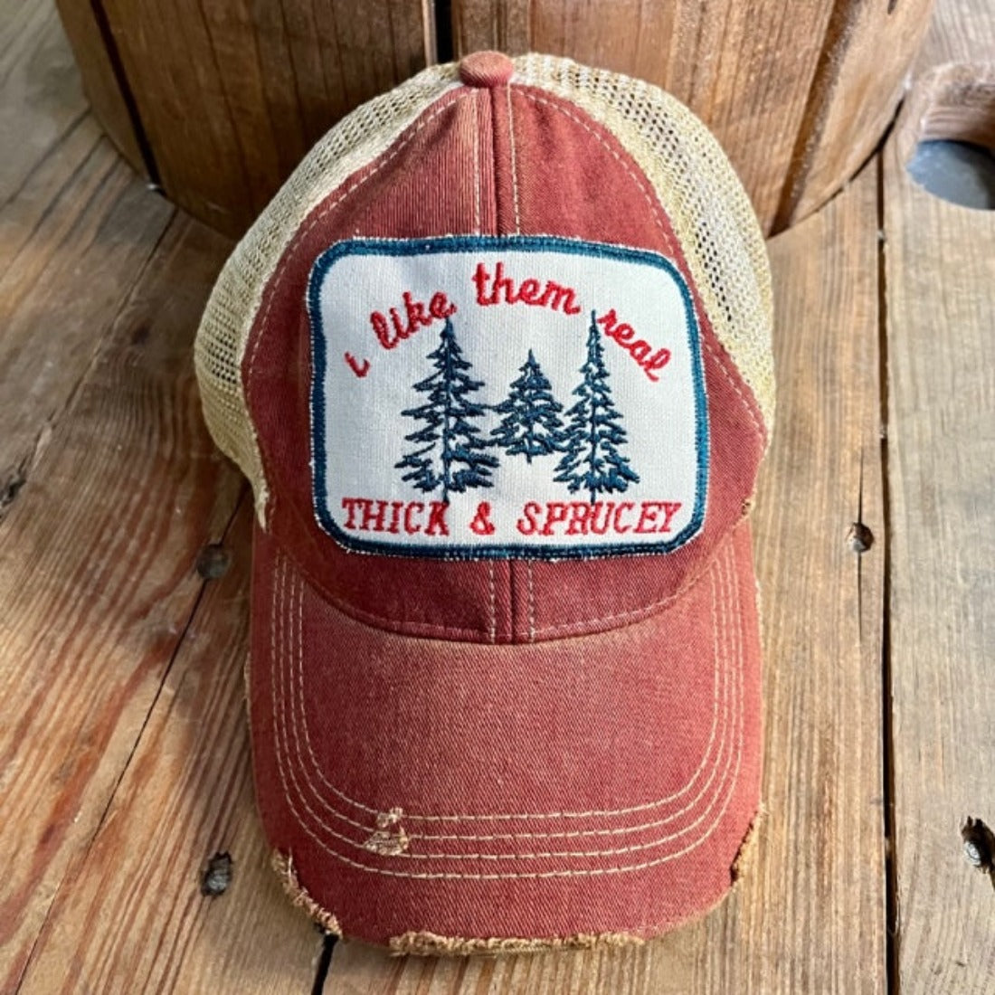 Thick & Sprucey Hat from The Goat Stock