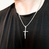 Luca L'uomo Mens Collection Cross Necklace from Pretty Simple