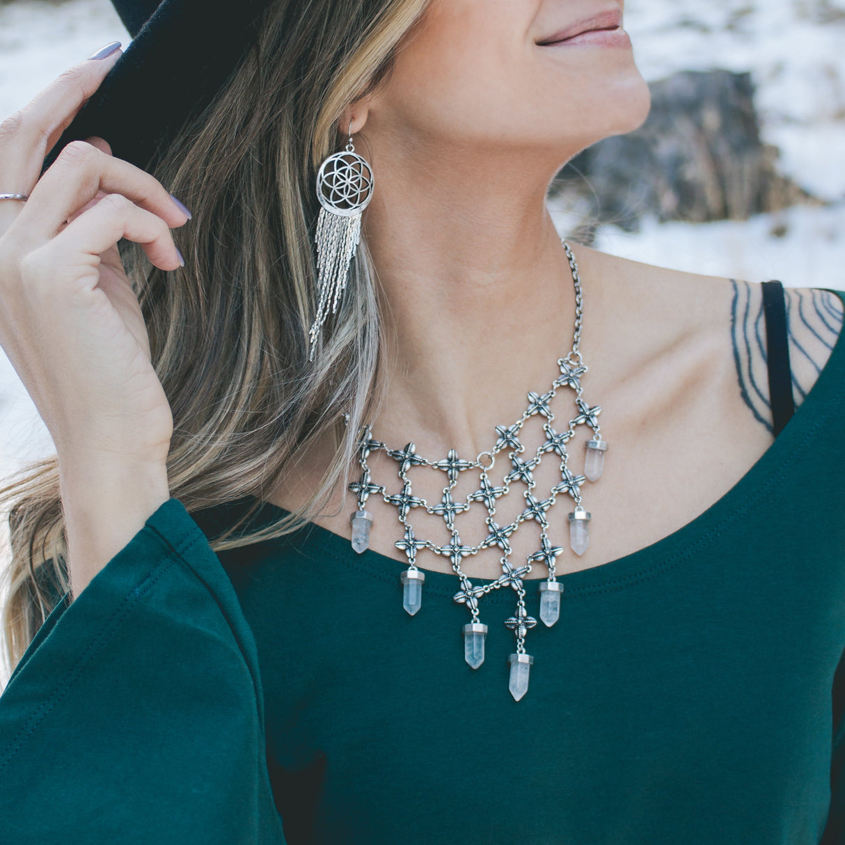 Shine On Necklace | Silver from Hiouchi Jewels