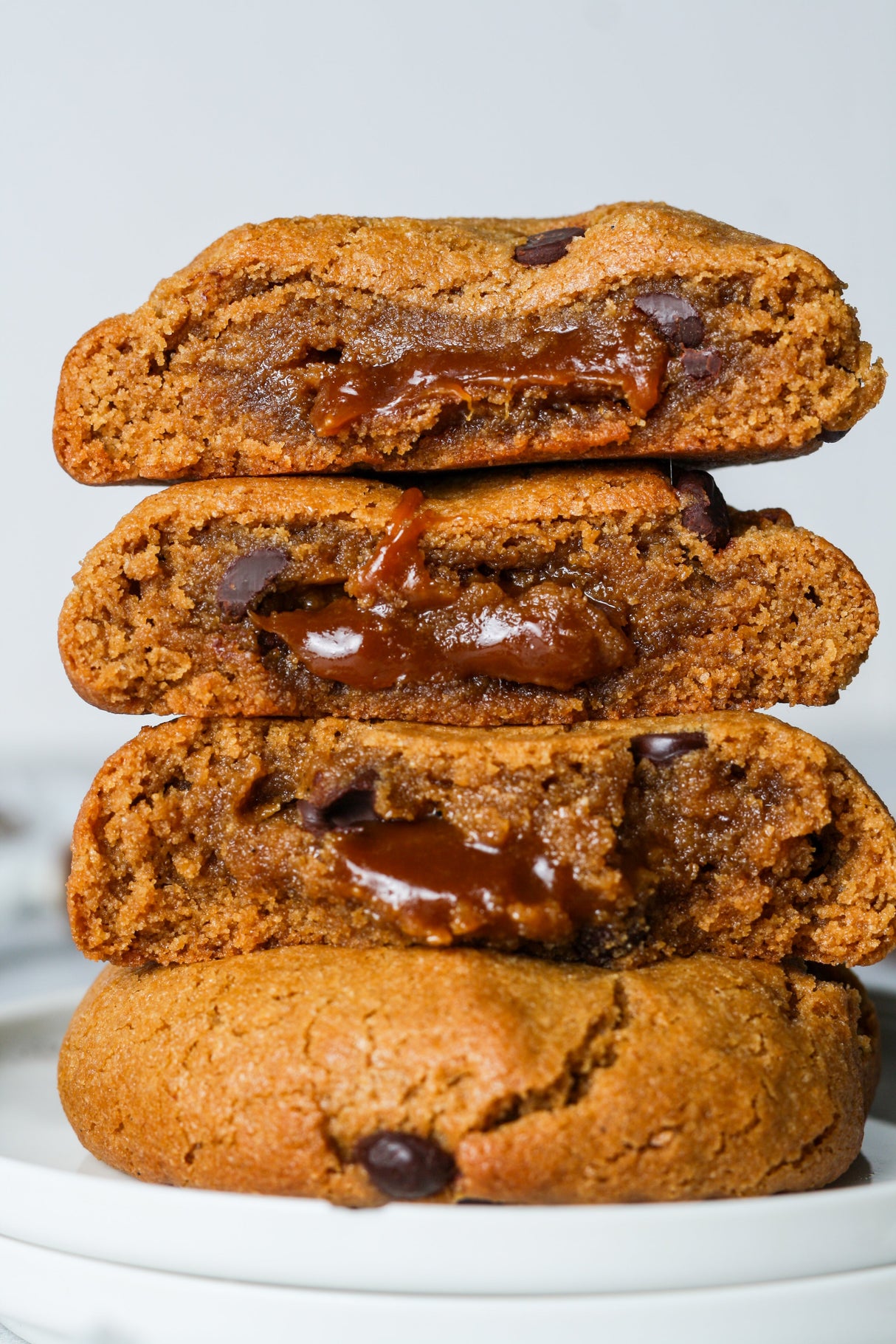 Caramel Stuffed Cookies from Sweet Addison's