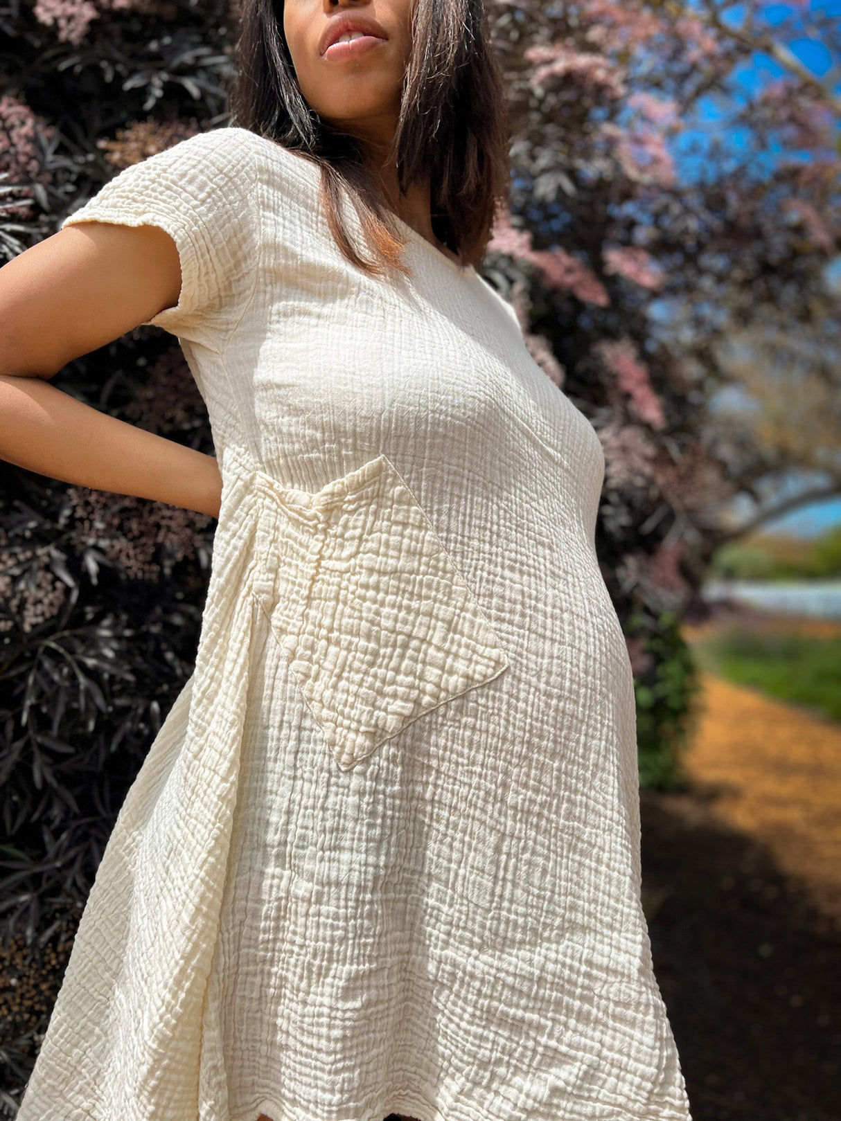 Tee Dress Mini From Cotton Flower Clothing