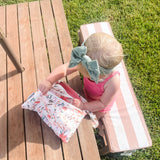 Peachy Dreams - Waterproof Wet Bag (For mealtime, on-the-go, and more!) from BapronBaby