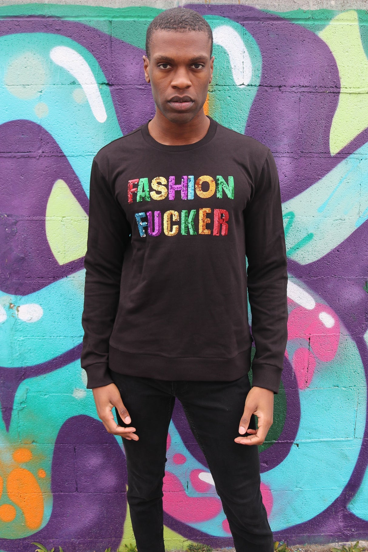 Any Old Iron Mens Fashion Fucker Sweatshirt from Any Old Iron