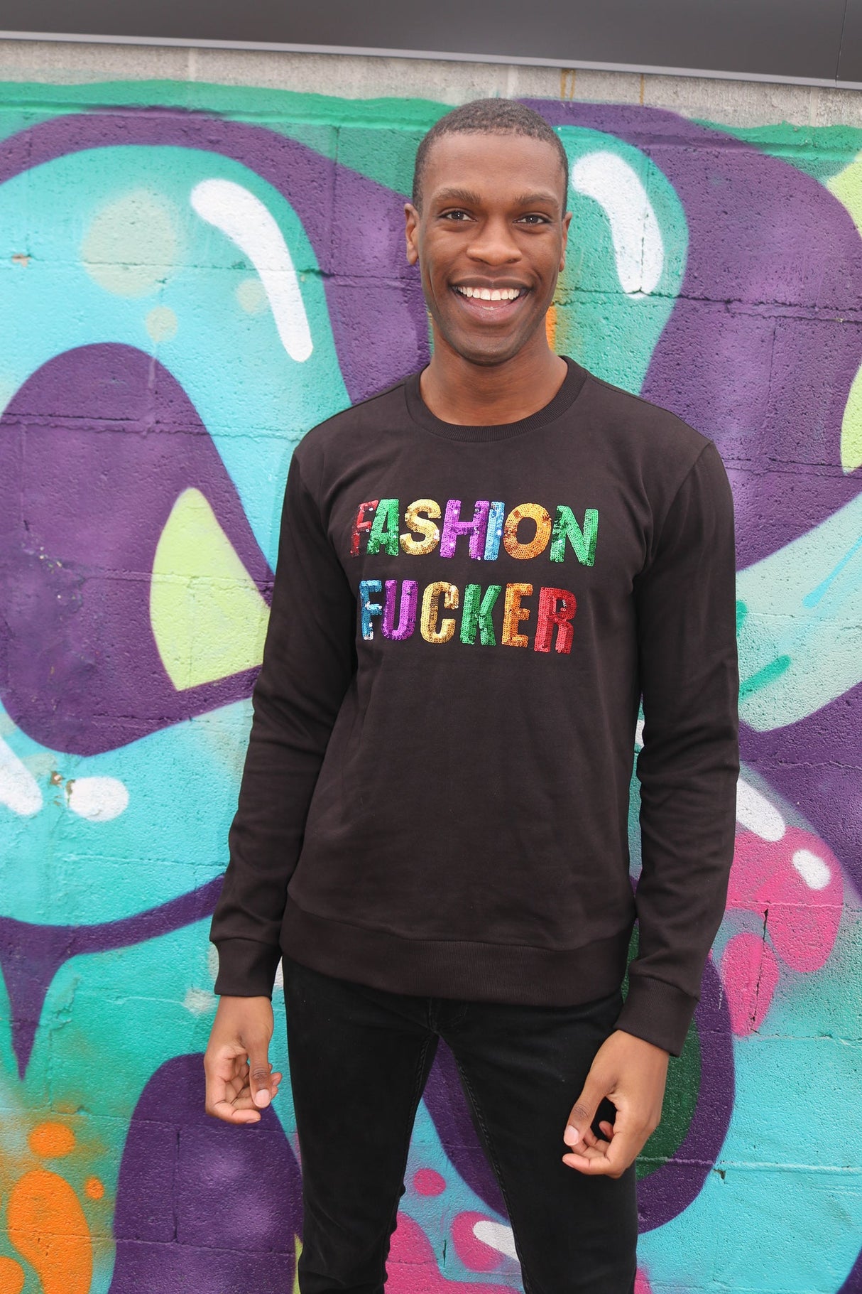 Any Old Iron Mens Fashion Fucker Sweatshirt from Any Old Iron