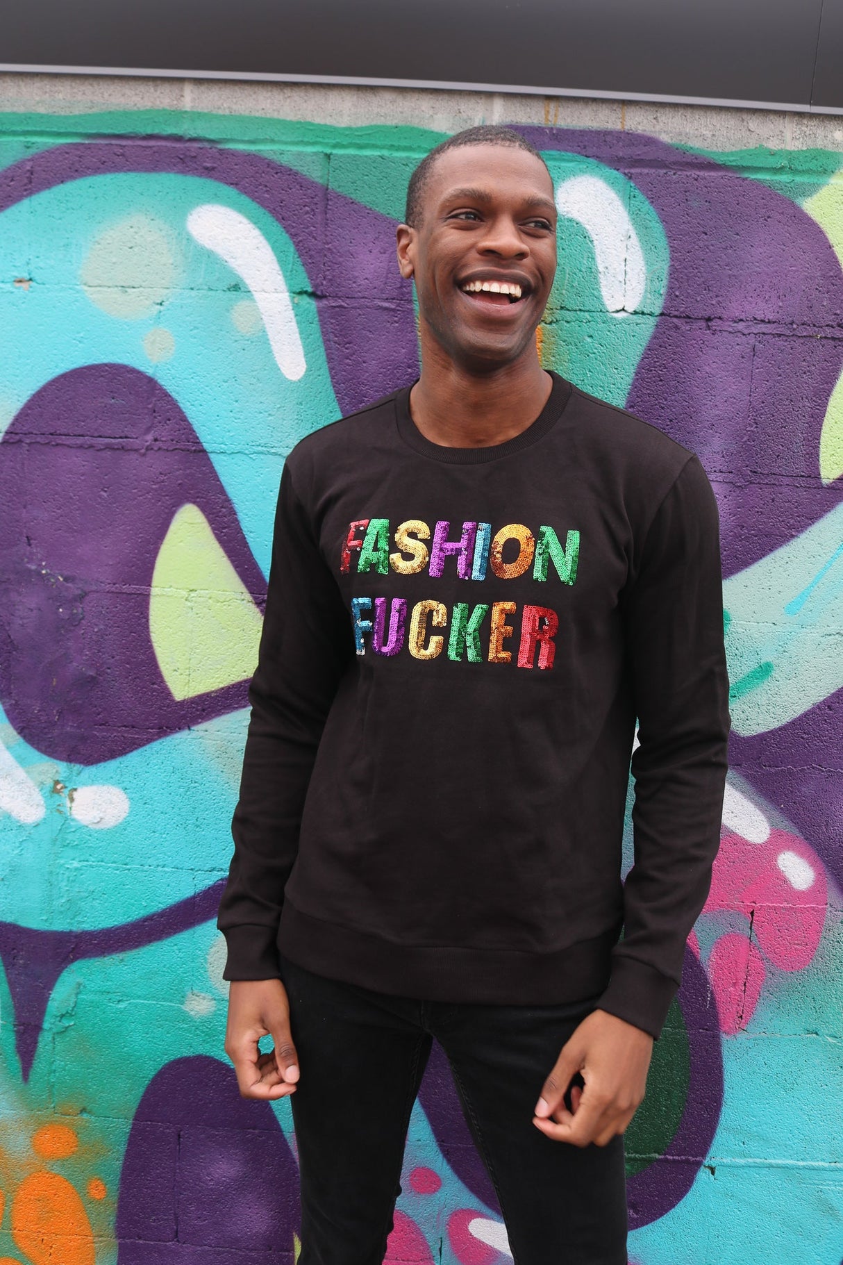 Any Old Iron Mens Fashion Fucker Sweatshirt from Any Old Iron