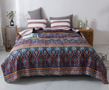 DaDa Bedding Southwestern Aztec Bohemian Desert Tribal Quilted Bedspread Set (KSX-002) from DaDalogy Bedding Collection