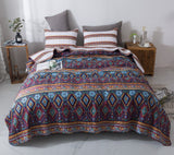 DaDa Bedding Southwestern Aztec Bohemian Desert Tribal Quilted Bedspread Set (KSX-002) from DaDalogy Bedding Collection