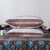 DaDa Bedding Southwestern Aztec Bohemian Desert Tribal Quilted Bedspread Set (KSX-002) from DaDalogy Bedding Collection