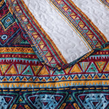 DaDa Bedding Southwestern Aztec Bohemian Desert Tribal Quilted Bedspread Set (KSX-002) from DaDalogy Bedding Collection