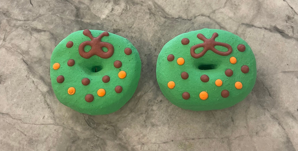 Christmas Wreath Treats - Set of 2 From The Barkery Long Island