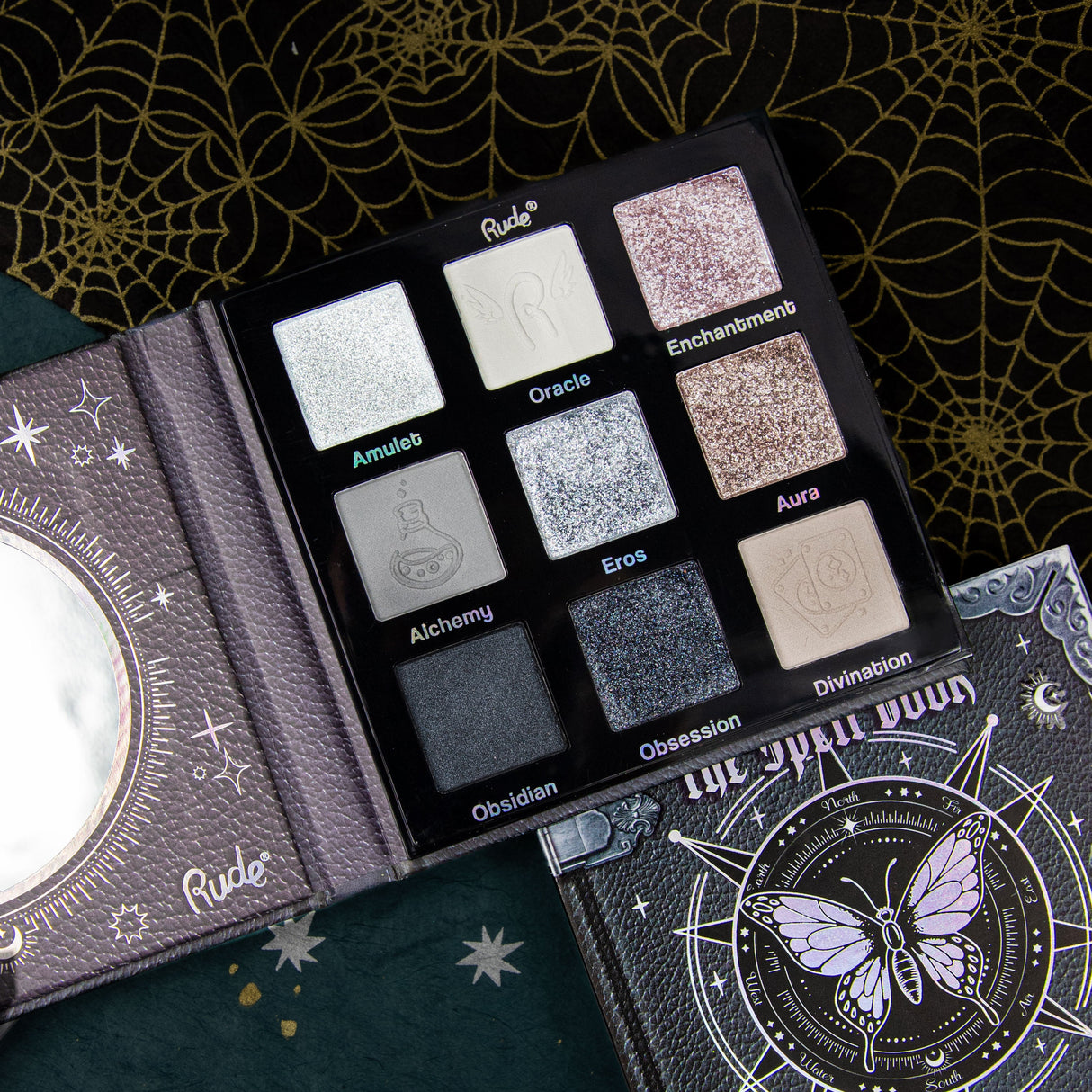 The Spell Book Palette from Rude Cosmetics