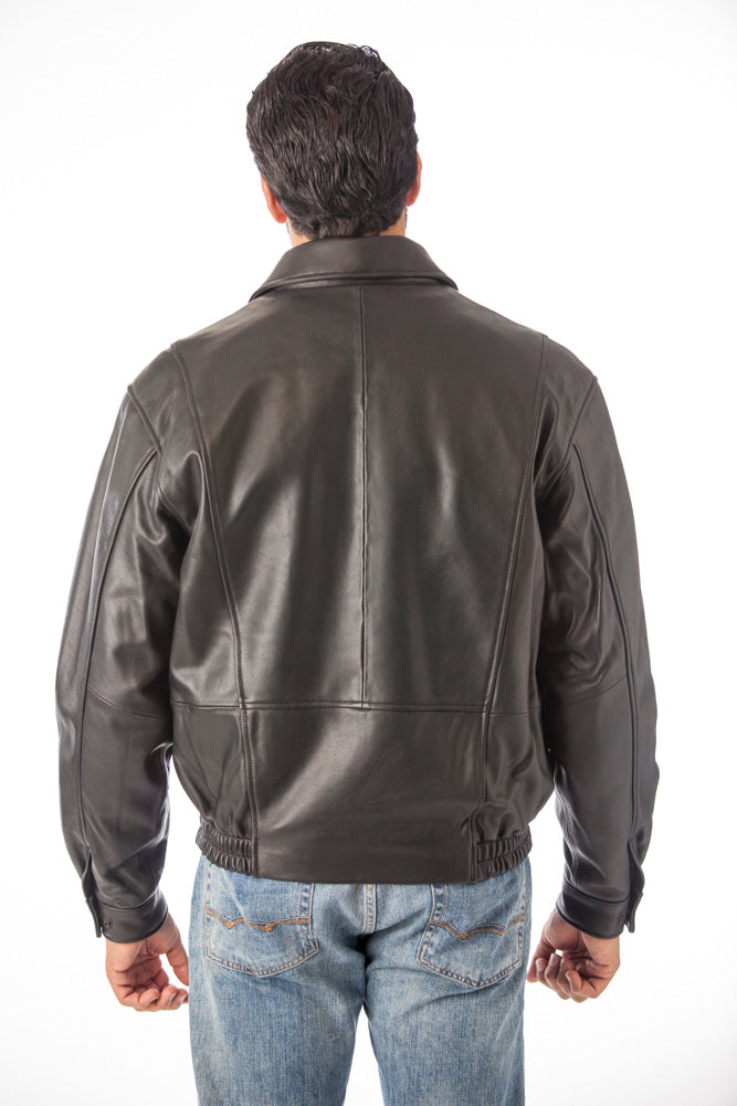 REED Men's New Zealand Lambskin Leather Jacket - Imported from Reed Leather