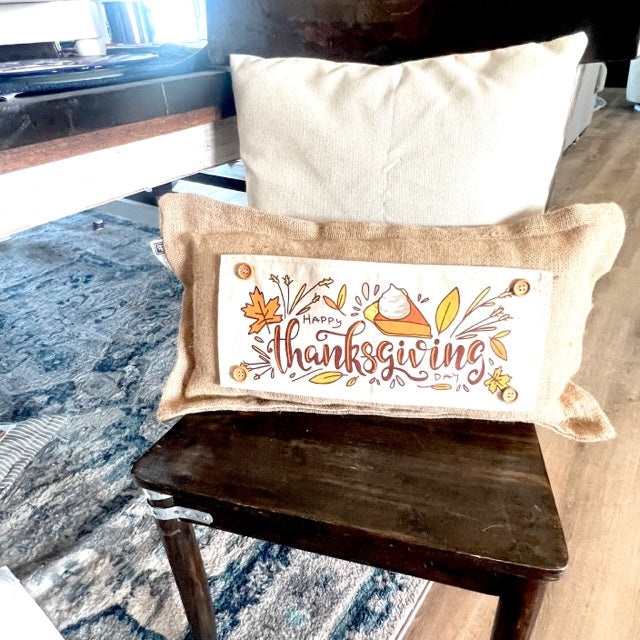 BUNDLE DEAL: Fall Autumn Season Panels (4 pack) SAVE!!!: WHEAT FIELD / PUMPKIN TRUCK / PUMPKIN PIE / SUNFLOWER JARS From PillowPanels