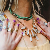 Lonna Love Necklace | Gold from Hiouchi Jewels
