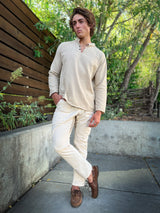 Woven Long Sleeve From Cotton Flower Clothing