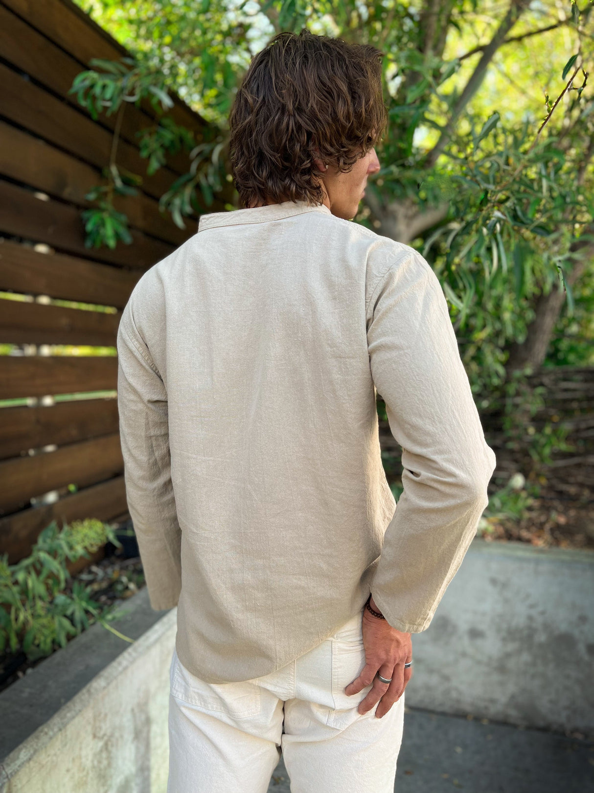 Woven Long Sleeve From Cotton Flower Clothing