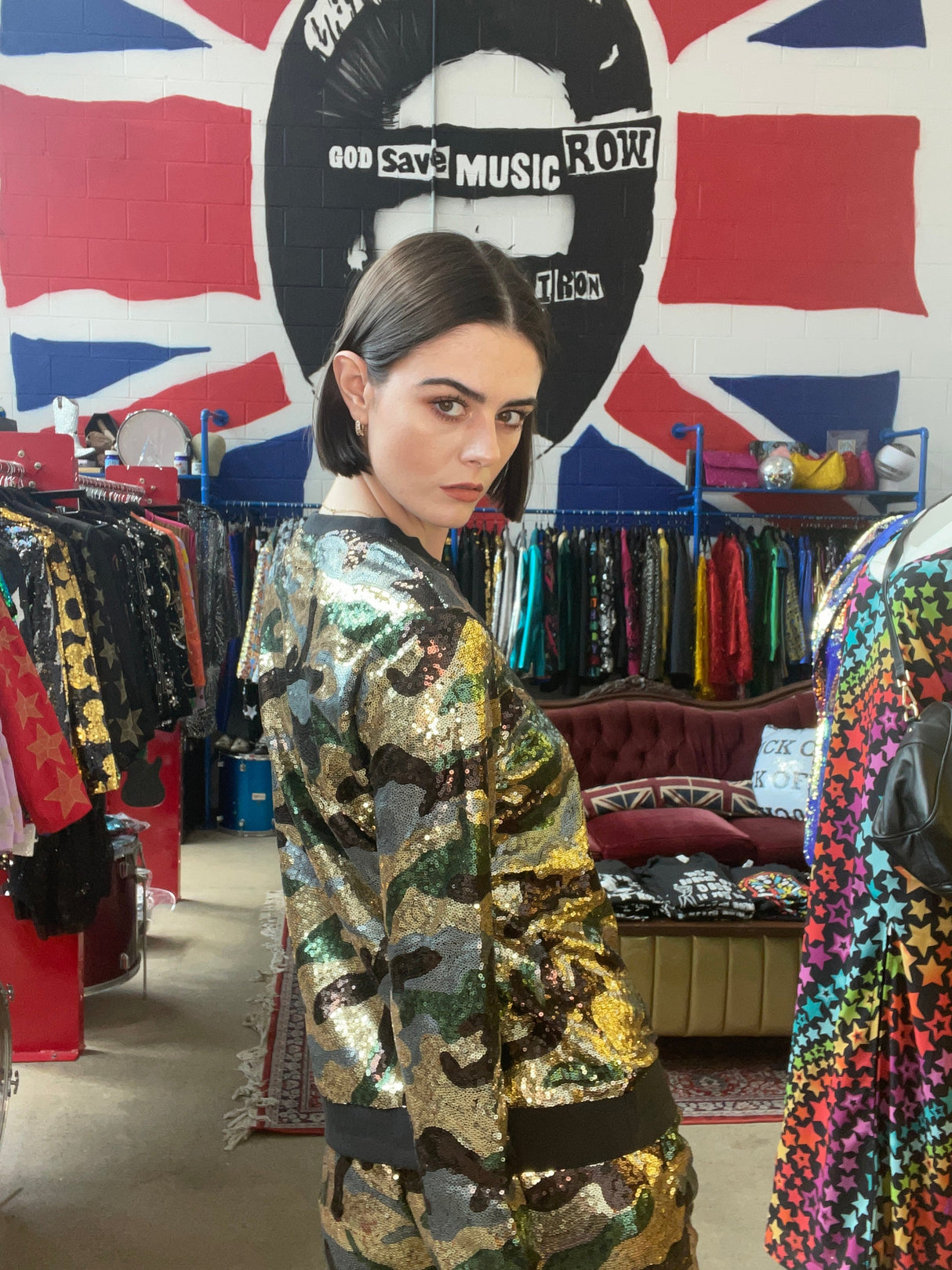 Any Old Iron Camo Sweatshirt from Any Old Iron