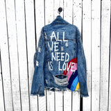 'ALL WE NEED' DENIM JACKET from Wren + Glory