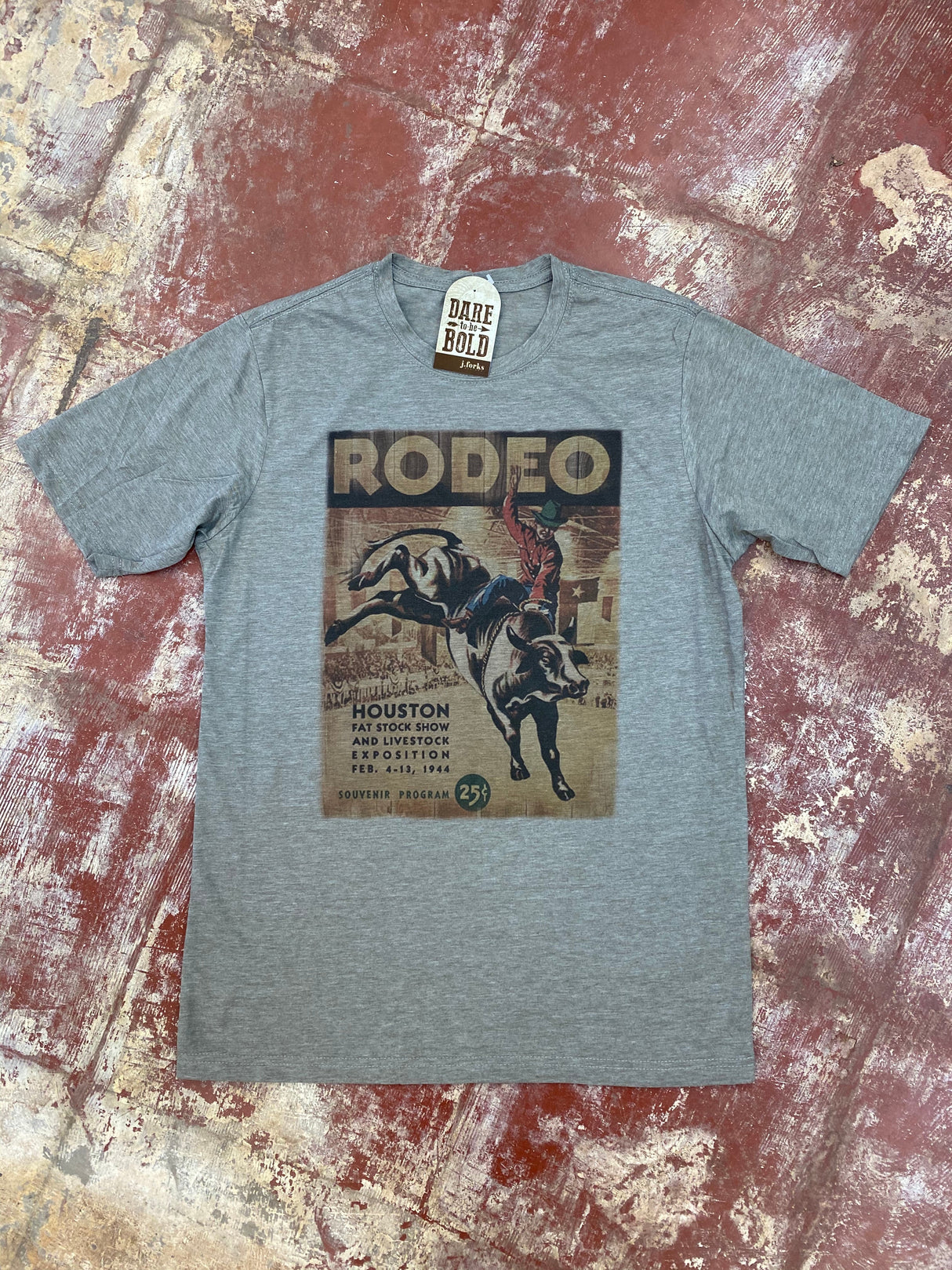 1115 Houston Rodeo Poster Tee from J.Forks Designs