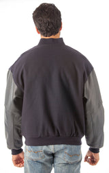 REED Men's Premium Varsity Leather/Wool Jacket Made in USA from Reed Leather
