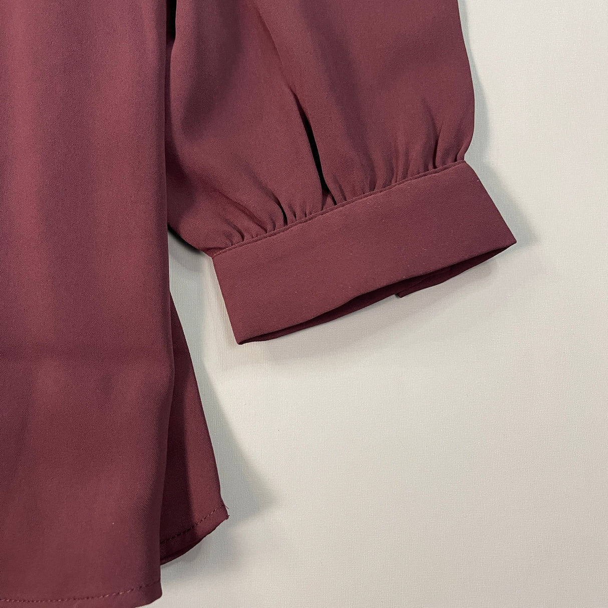 MARTHA STEWART Woven Front Button Blouse Top Tie Neck Women's Sz 1X Chianti (New) from PayWut