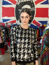 Any Old Iron Dogstooth Sweatshirt from Any Old Iron