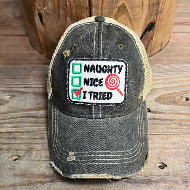 I Tried Christmas Hat from The Goat Stock