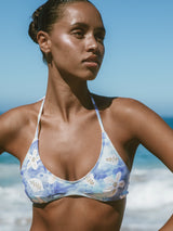 MADEIRA BIKINI TOP - TIE DYE FLORAL From ELYSIIAN