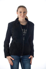 Women's Genuine Suede Leather Fashion Jacket - Imported from Reed Leather