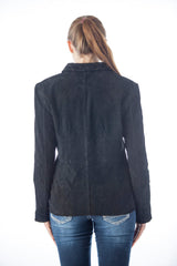 Women's Genuine Suede Leather Fashion Jacket - Imported from Reed Leather