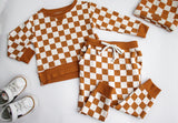 COPPER CHECKERS DREAM PULLOVER from DREAM BIG LITTLE CO