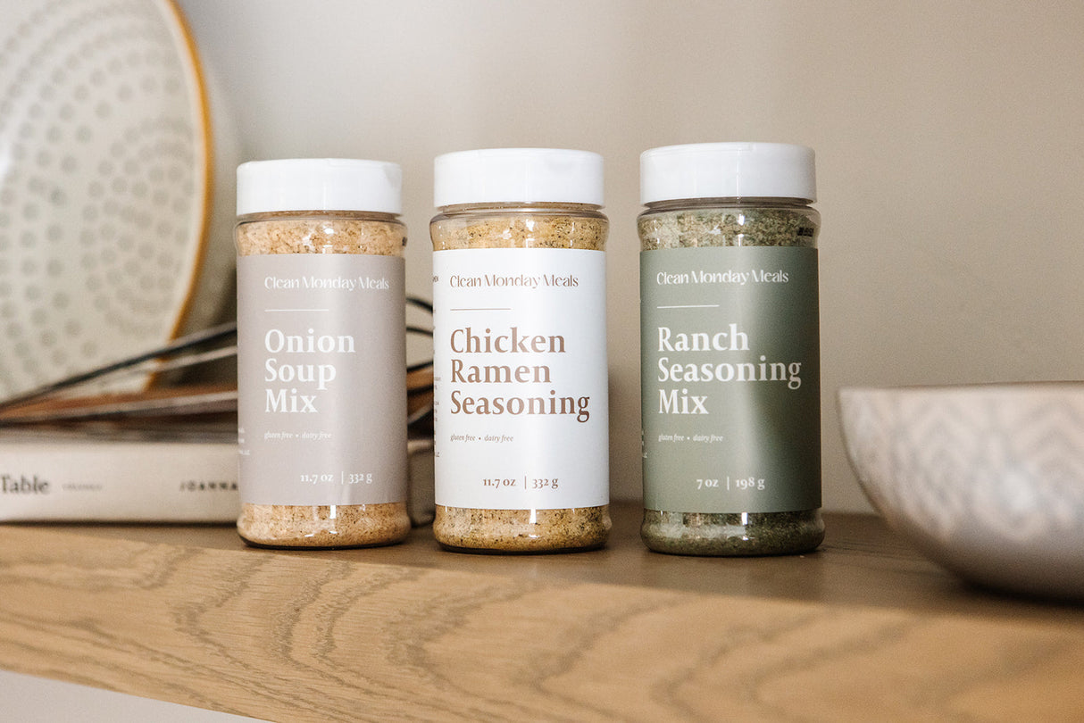 Seasonings Variety Pack From Clean Monday Meals