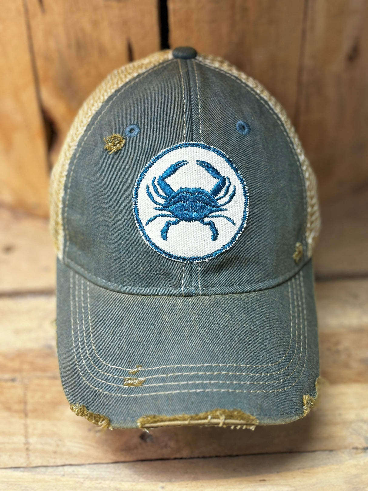 Blue Crab Hat from The Goat Stock