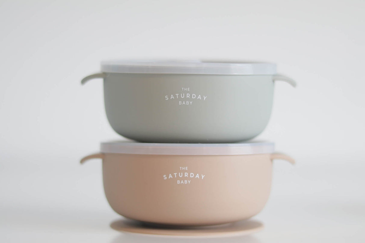 Sage Suction Bowl from The Saturday Baby