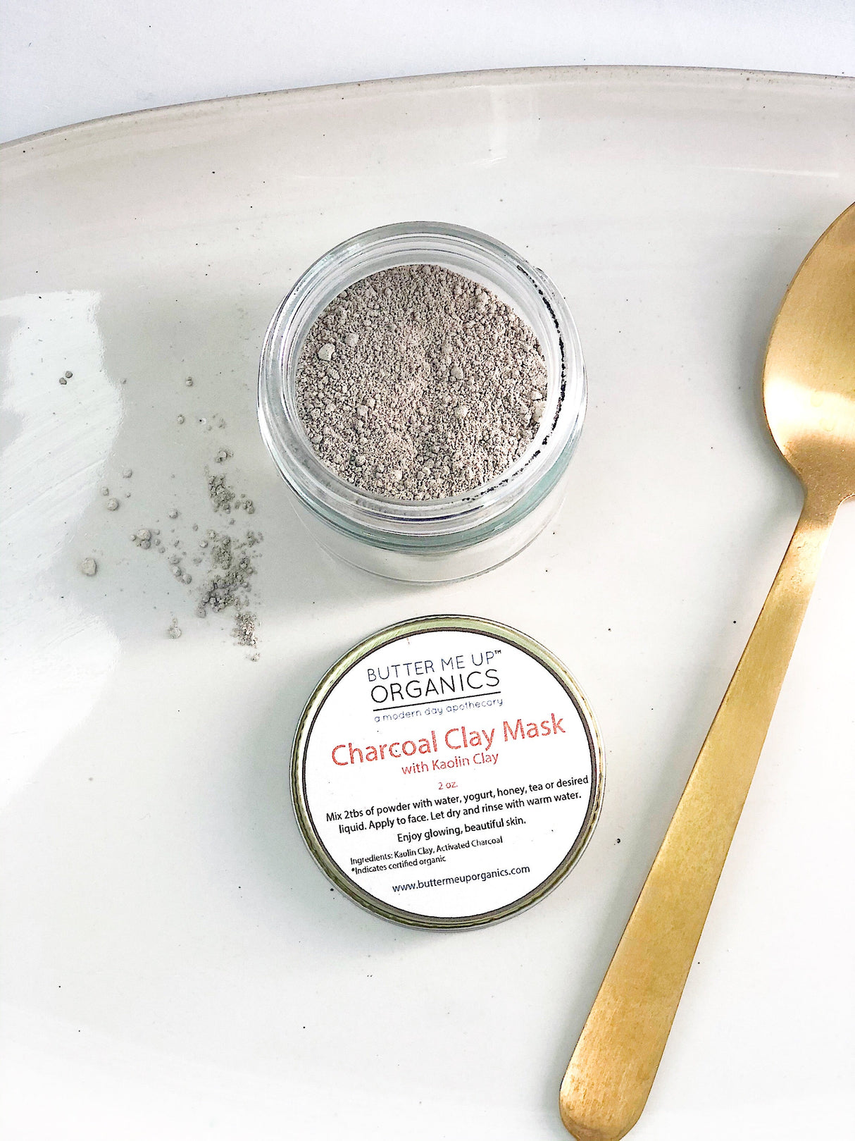 Organic Charcoal Mask / Activated Charcoal Mask  from Butter Me Up Organics