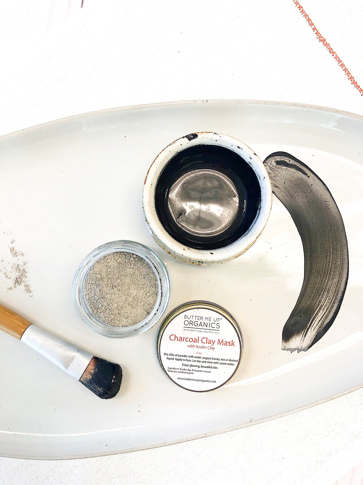 Organic Charcoal Mask / Activated Charcoal Mask  from Butter Me Up Organics