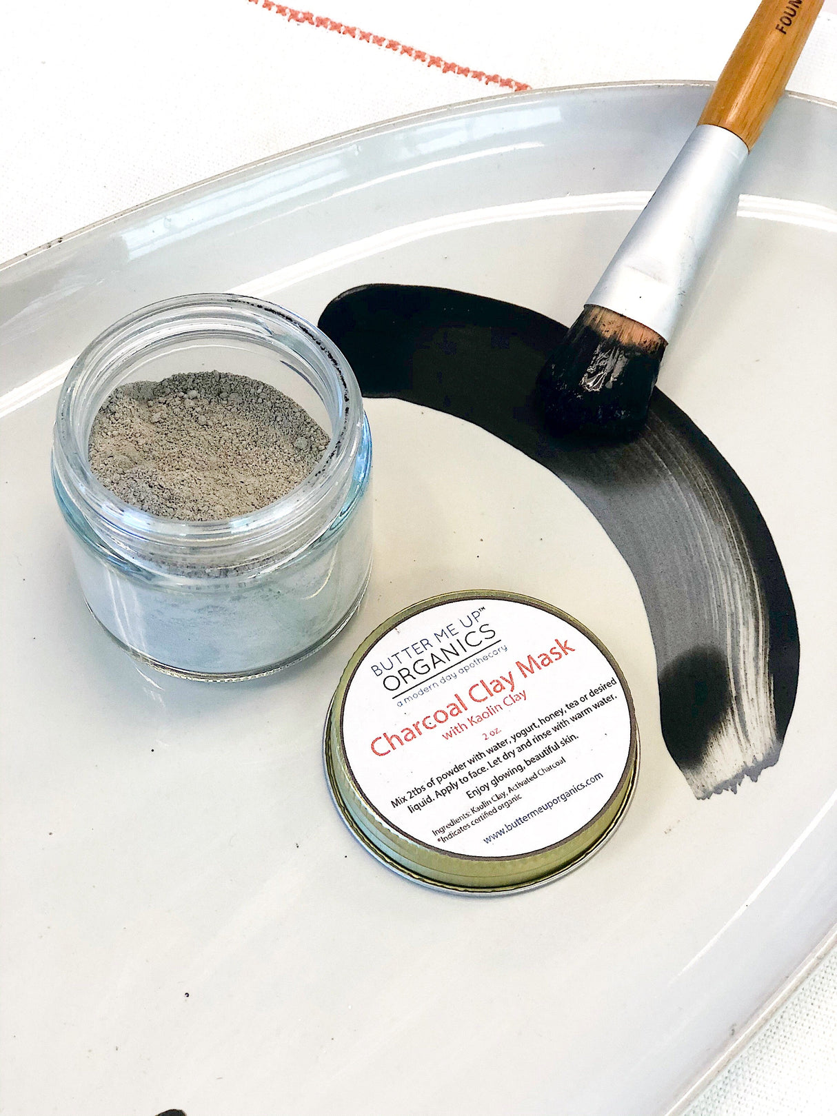 Organic Charcoal Mask / Activated Charcoal Mask  from Butter Me Up Organics