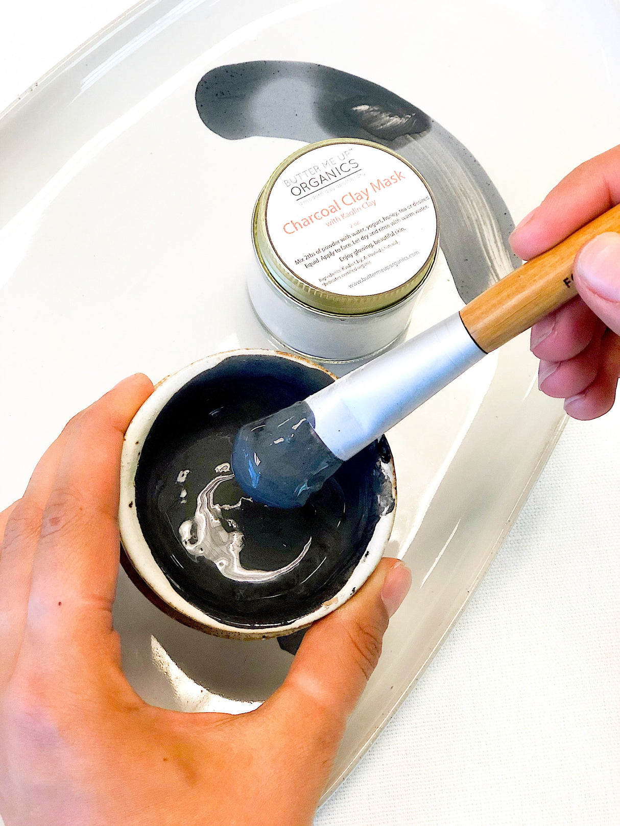 Organic Charcoal Mask / Activated Charcoal Mask  from Butter Me Up Organics