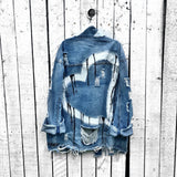 'DRIPPING HEART' PAINTED JACKET from Wren + Glory