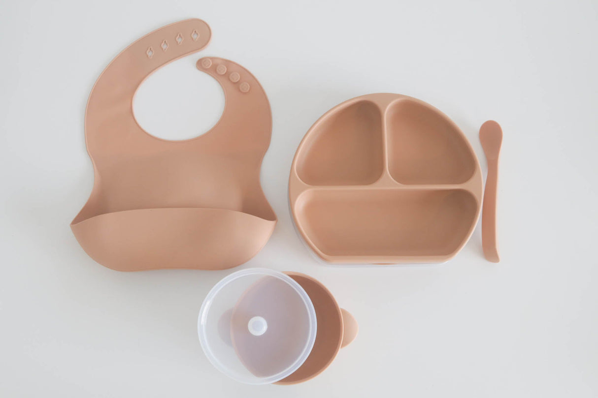 Peach Meal Set from The Saturday Baby
