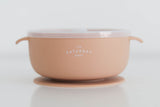 Peach Suction Bowl from The Saturday Baby