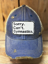 Sorry.Can't.Gymnastics Hat from The Goat Stock
