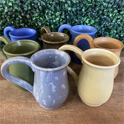 MUG COFFEE TEA (HAND-TURNED & HAND-PAINTED)