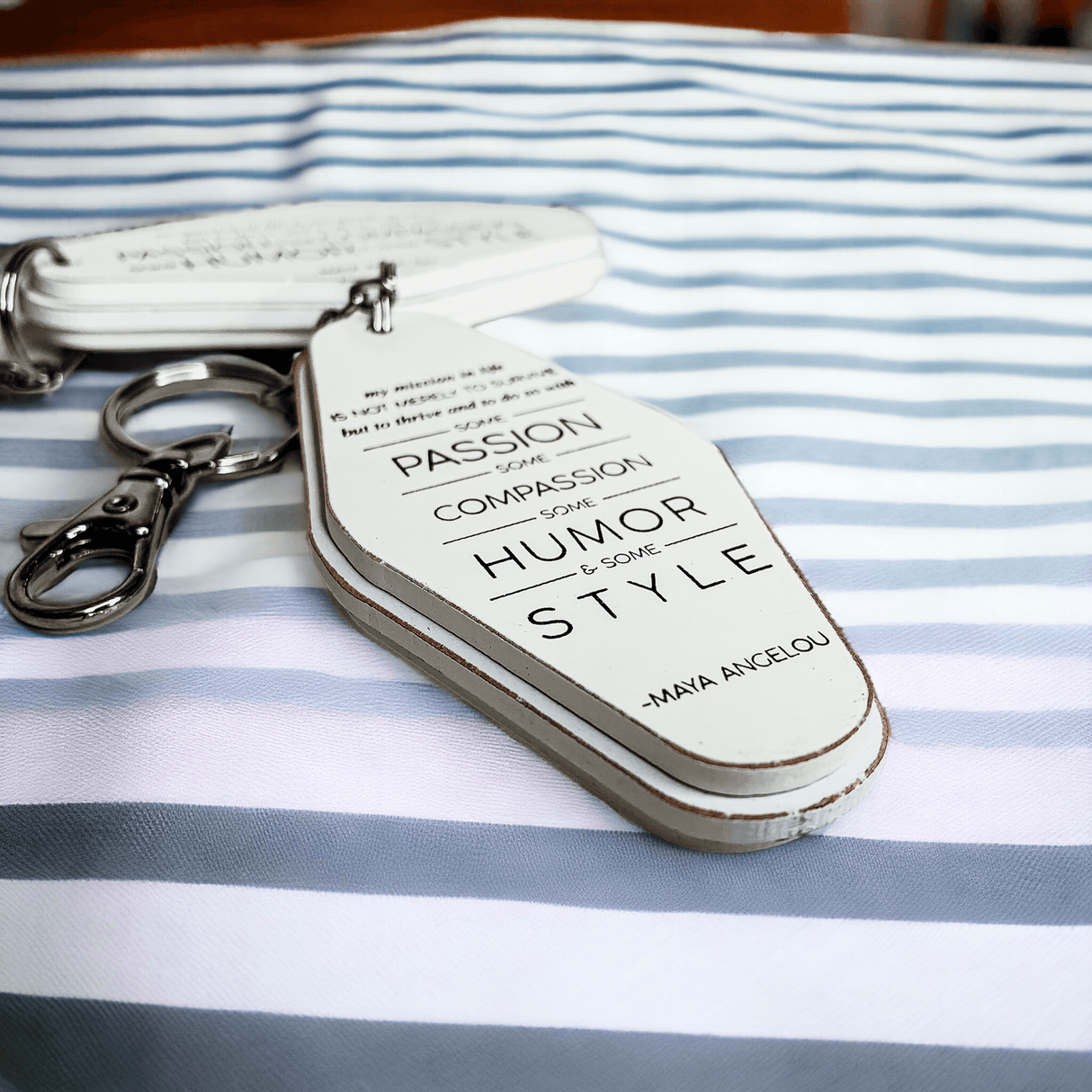 Inspirational Keychains from Gia Roma