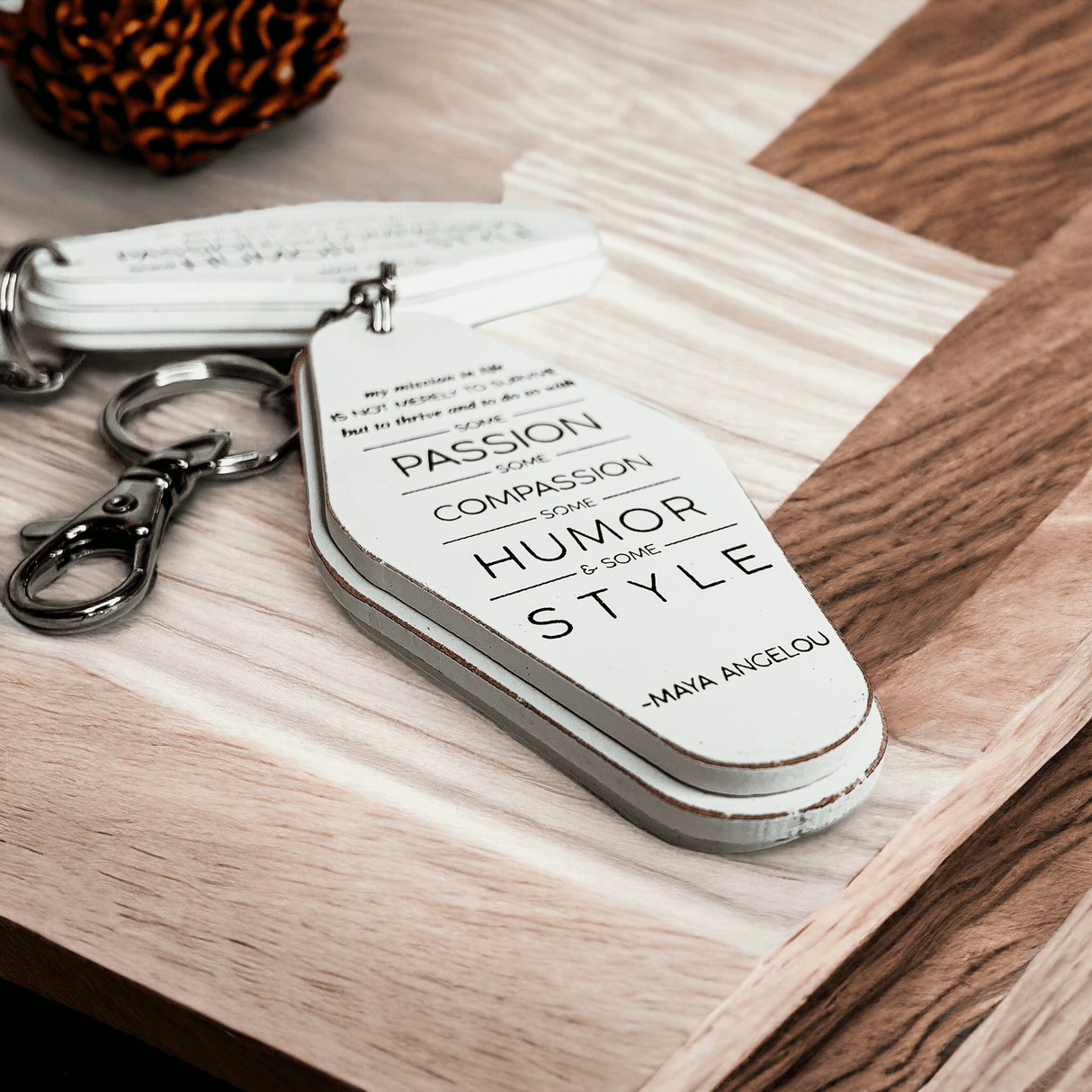 Inspirational Keychains from Gia Roma