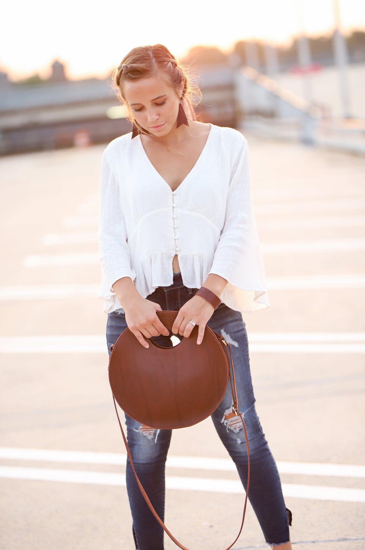 Britt Circle Crossbody From Urban Southern