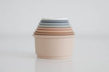 Silicone Stacking Cups from The Saturday Baby