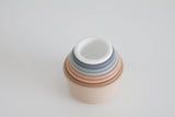 Silicone Stacking Cups from The Saturday Baby