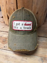 Heart Like a Truck Hat from The Goat Stock