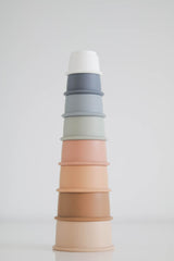 Silicone Stacking Cups from The Saturday Baby